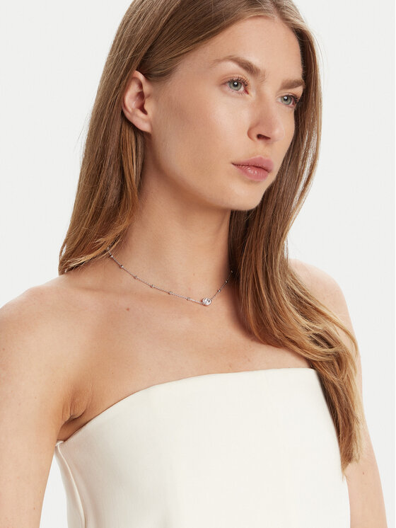 Swarovski Naszyjnik Una 5733116 Srebrny