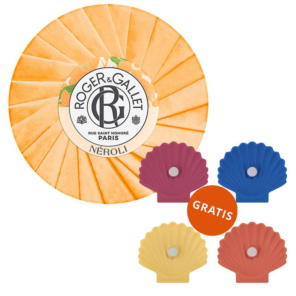 Roger & Gallet Neroli mydło w kostce, 100 g + mydelniczka gratis