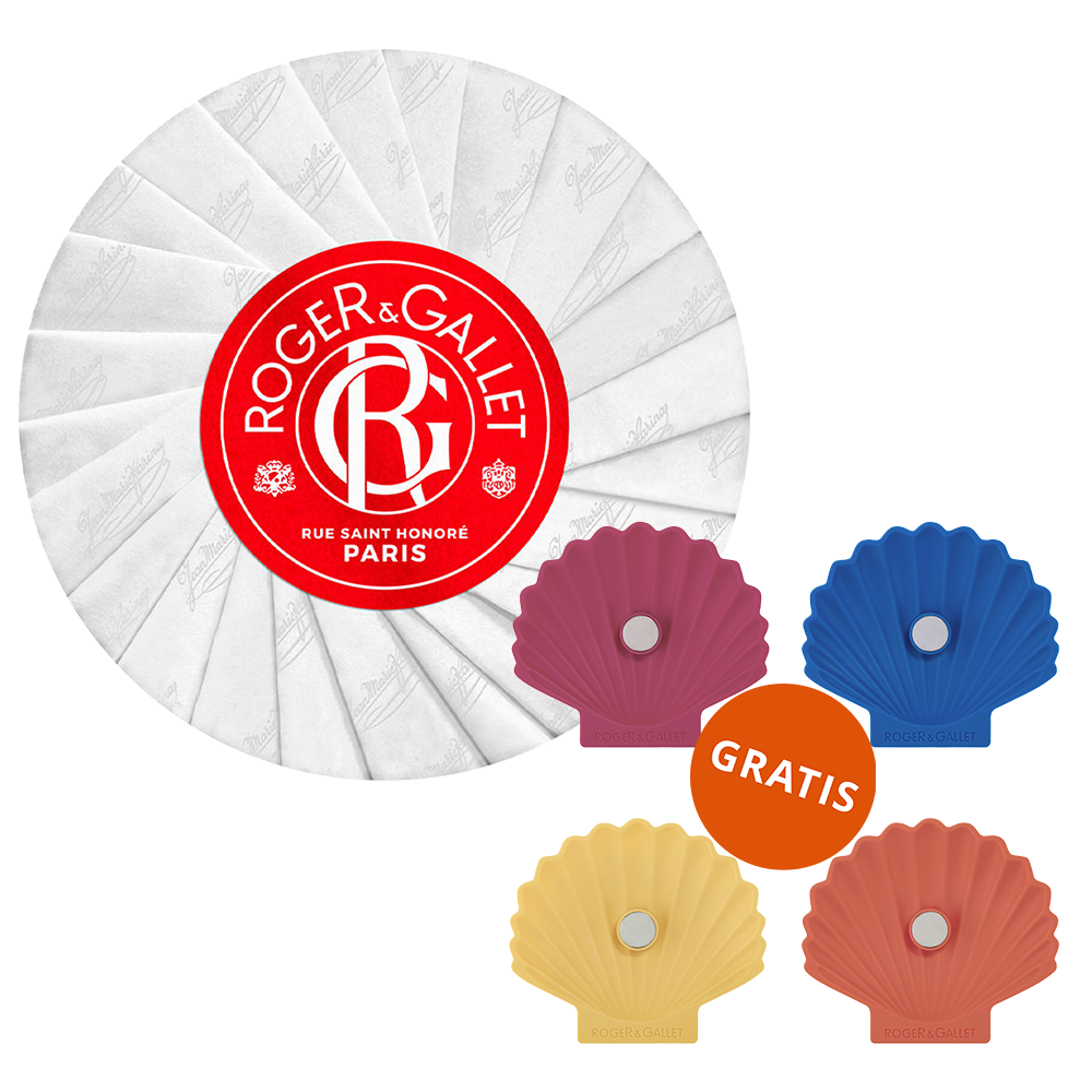 Roger & Gallet Jean-Marie Farina, mydło w kostce, 100 g + mydelniczka gratis