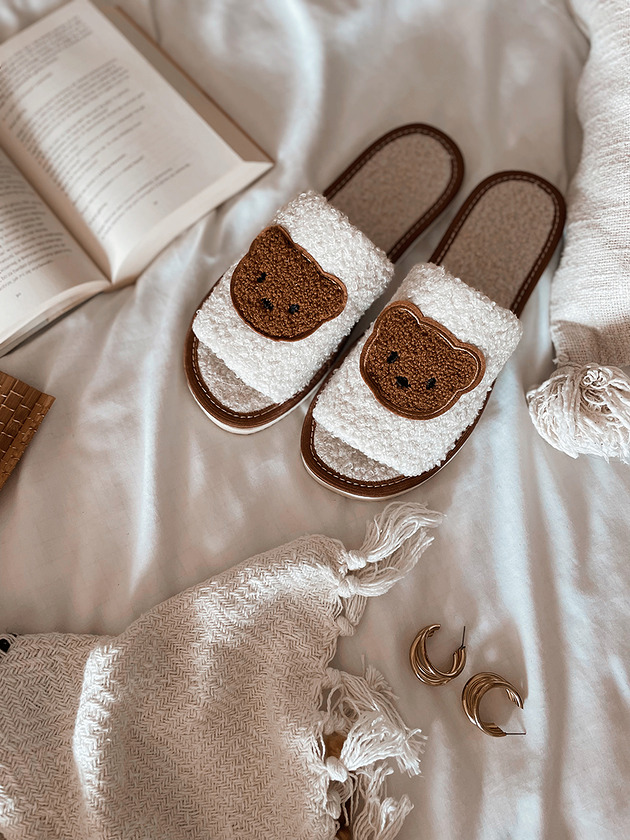 Kapcie damskie Teddy bear