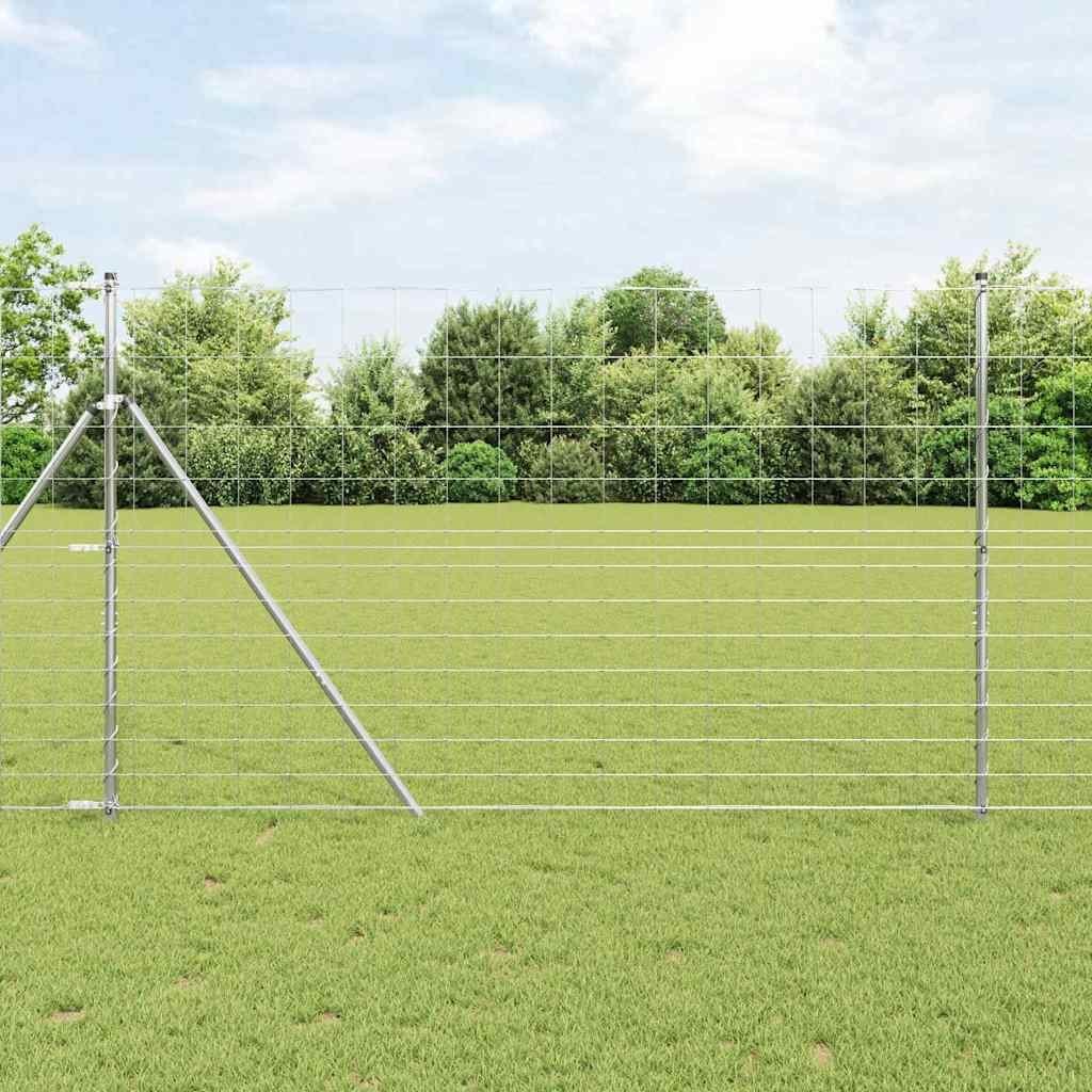 Lumarko Ogrodzenie Polowe 1,5 x 50 m z Galwanizowanej Stali