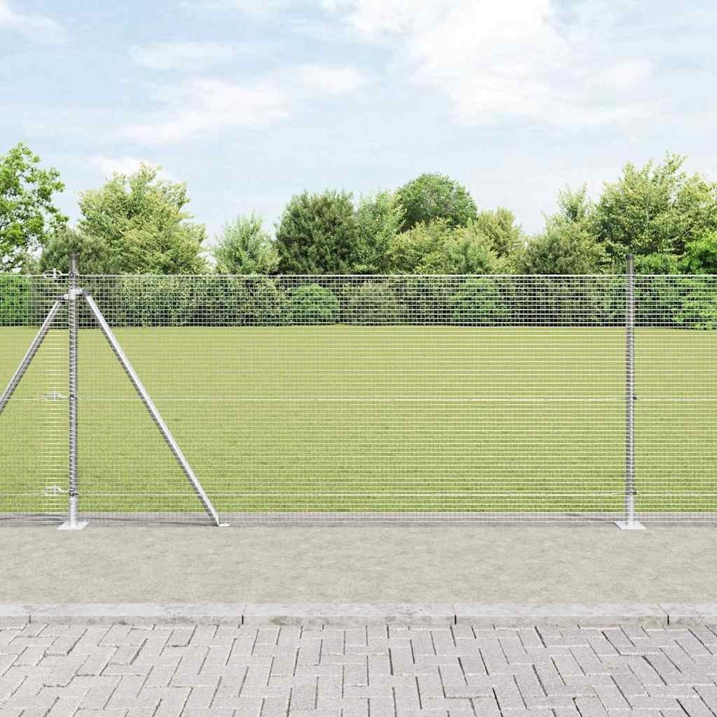 Lumarko Ogrodzenie spawane z 13 słupkami ocynkowanymi 0.8x50 m