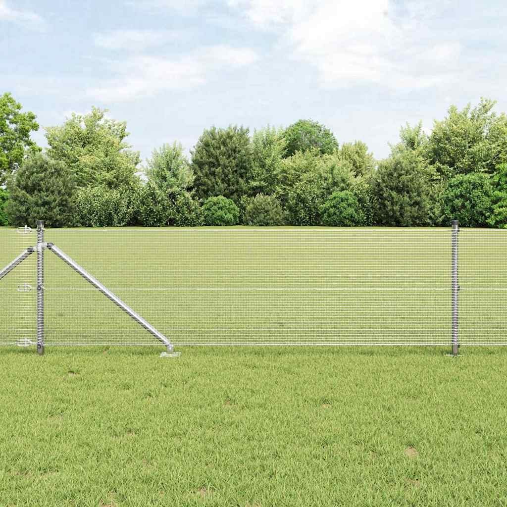 Lumarko Ogrodzenie spawane z 13 kotwami 0.5x100 m stal ocynkowana