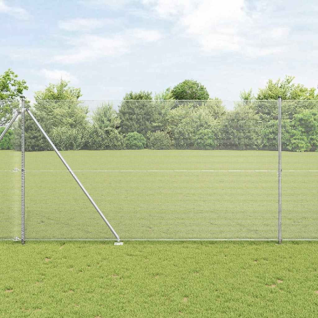 Lumarko Ogrodzenie z drutu spawanego z 13 przyporami 1.6x25 m ocynkowana stal