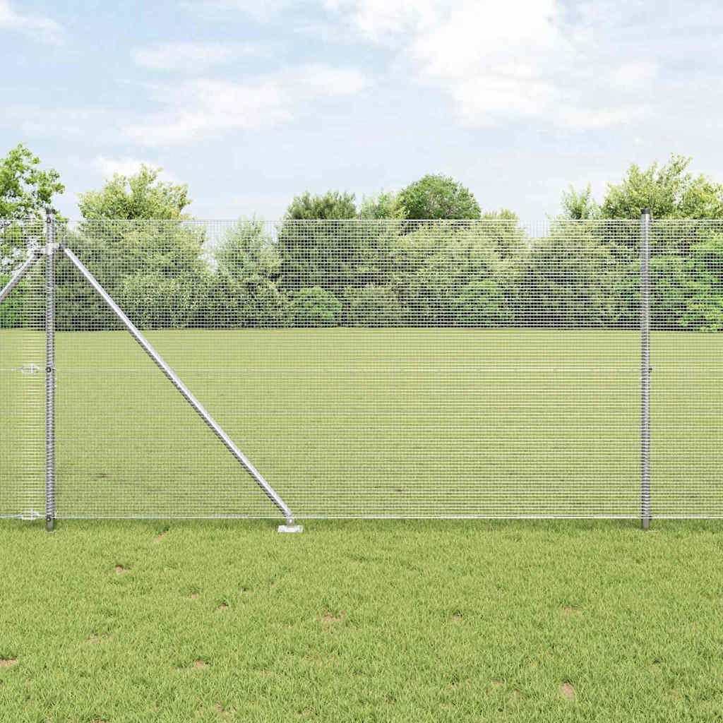 Lumarko Ogrodzenie spawane z 13 pikami 1.2x50 m ze stali ocynkowanej