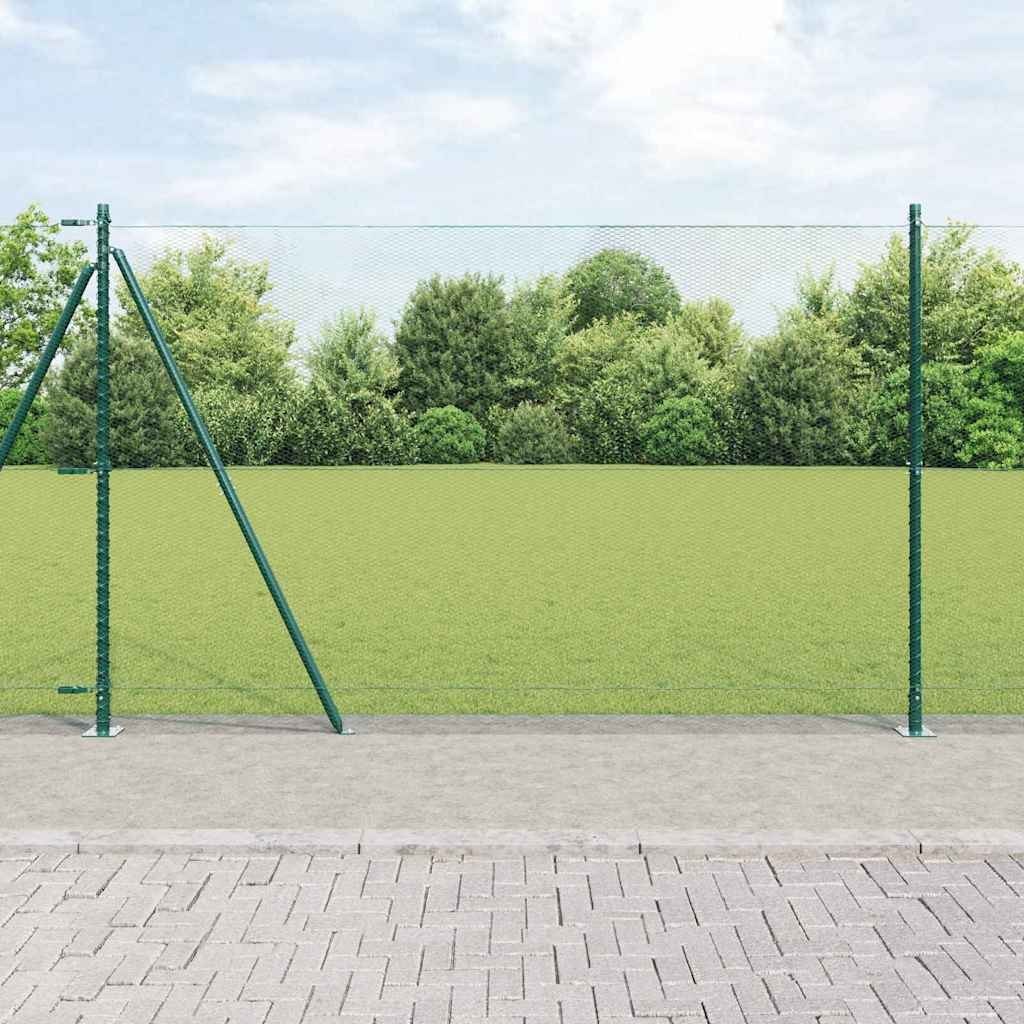 Lumarko Ogrodzenie heksagonalne Zielone 1.4x50 m Stal