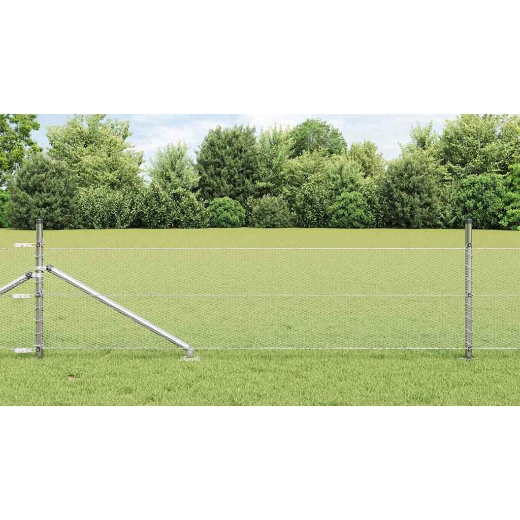 Lumarko Ogrodzenie heksagonalne 0.8x50 m Stal ocynkowana