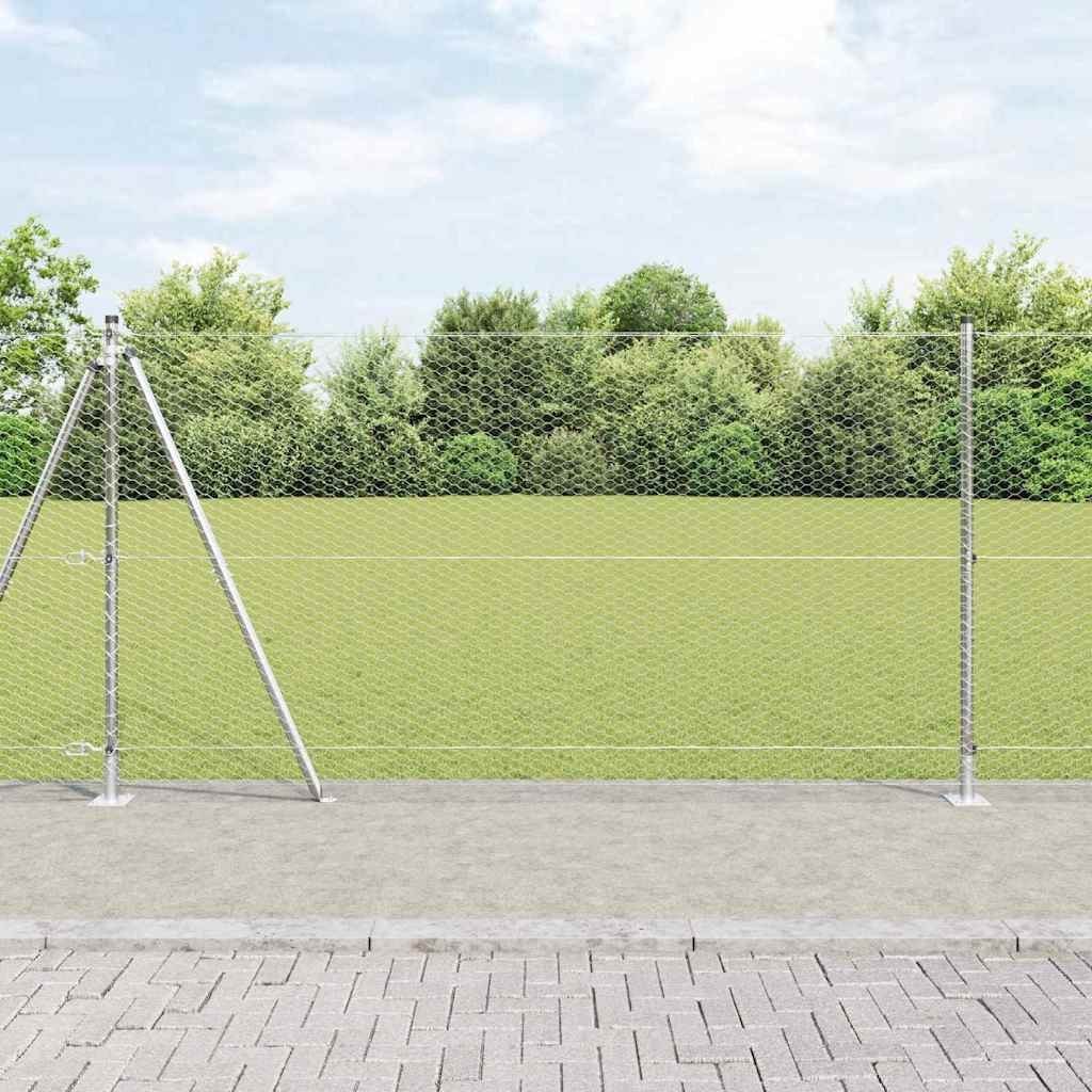 Płot heksagonalny 1.2x50 m Ocynkowana stal
