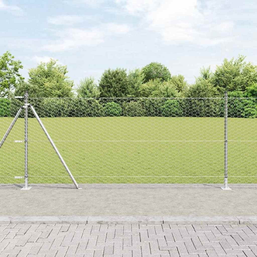 Lumarko Ogrodzenie sześciokątne 0.8x100 m z ocynkowanej stali