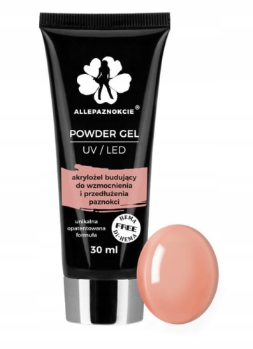 Akrylożel Żel / akryl / allepaznokcie Pudding / przedłużanie paznokci 30 ml