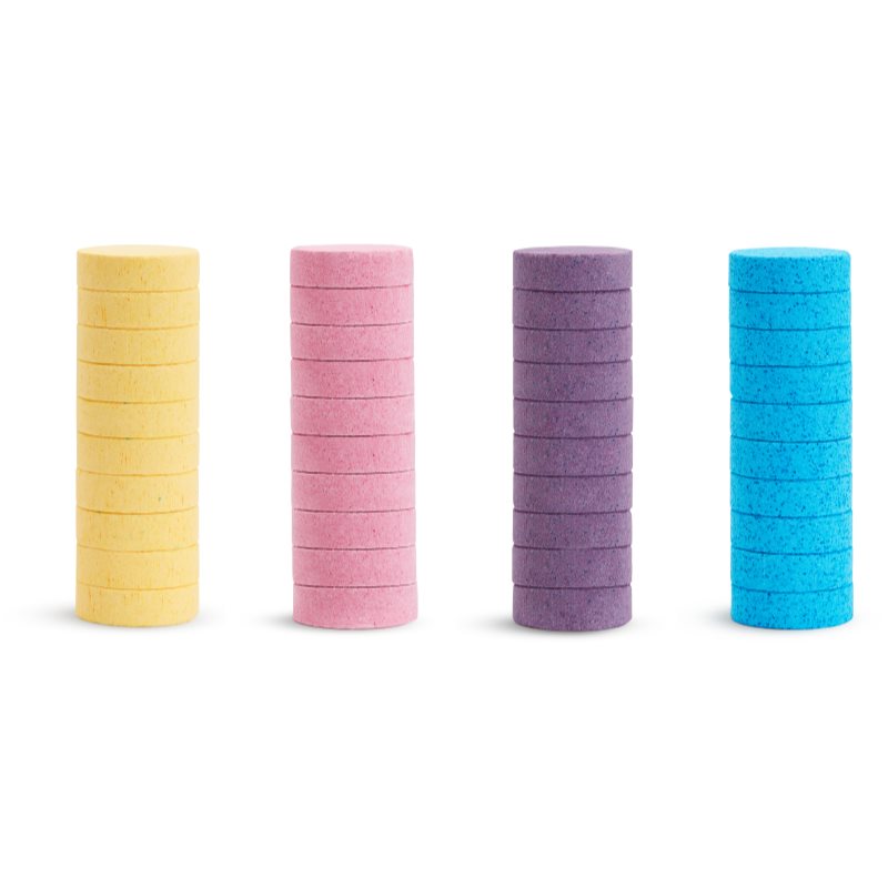 Munchkin Color Buddies kolorowe tabletki musujące do kąpieli 24 m+ 40 szt.