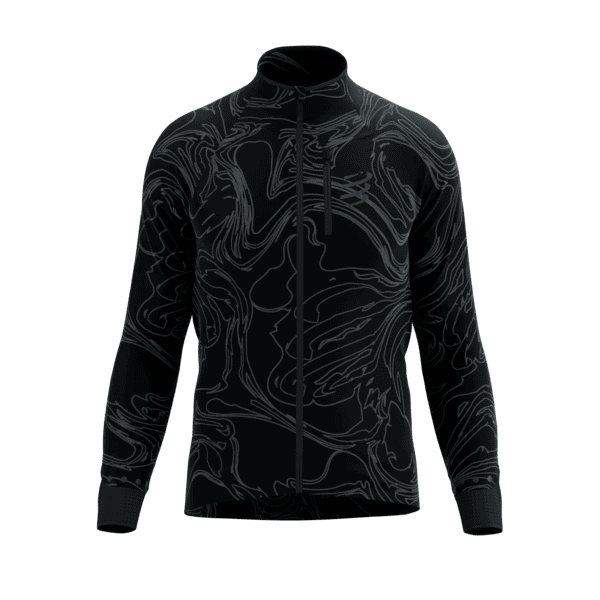 COMPRESSPORT Kurtka biegowa męska HURRICANE WINDPROOF JACKET AURORA black/aurora