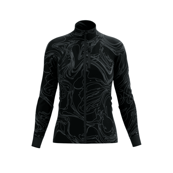 COMPRESSPORT Kurtka biegowa damska HURRICANE WINDPROOF JACKET AURORA black/aurora