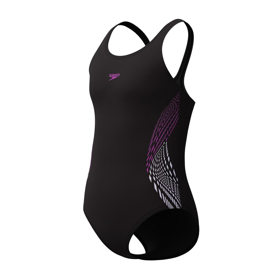 Strój kąpielowy dla dziewczynki treningowy Speedo Placement Muscleback