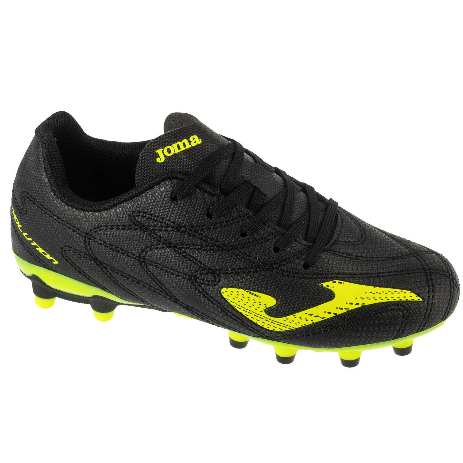 Joma Evolution Jr 2501 FG EVJW2501FG, dla chłopca, buty piłkarskie - korki, Czarne