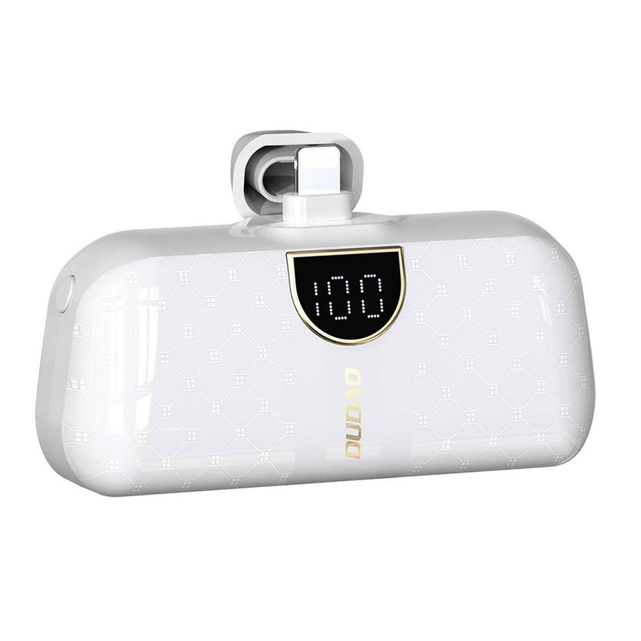 Mini powerbank Dudao K20SL w ksztacie torebki Lightning 5000mAh - biay