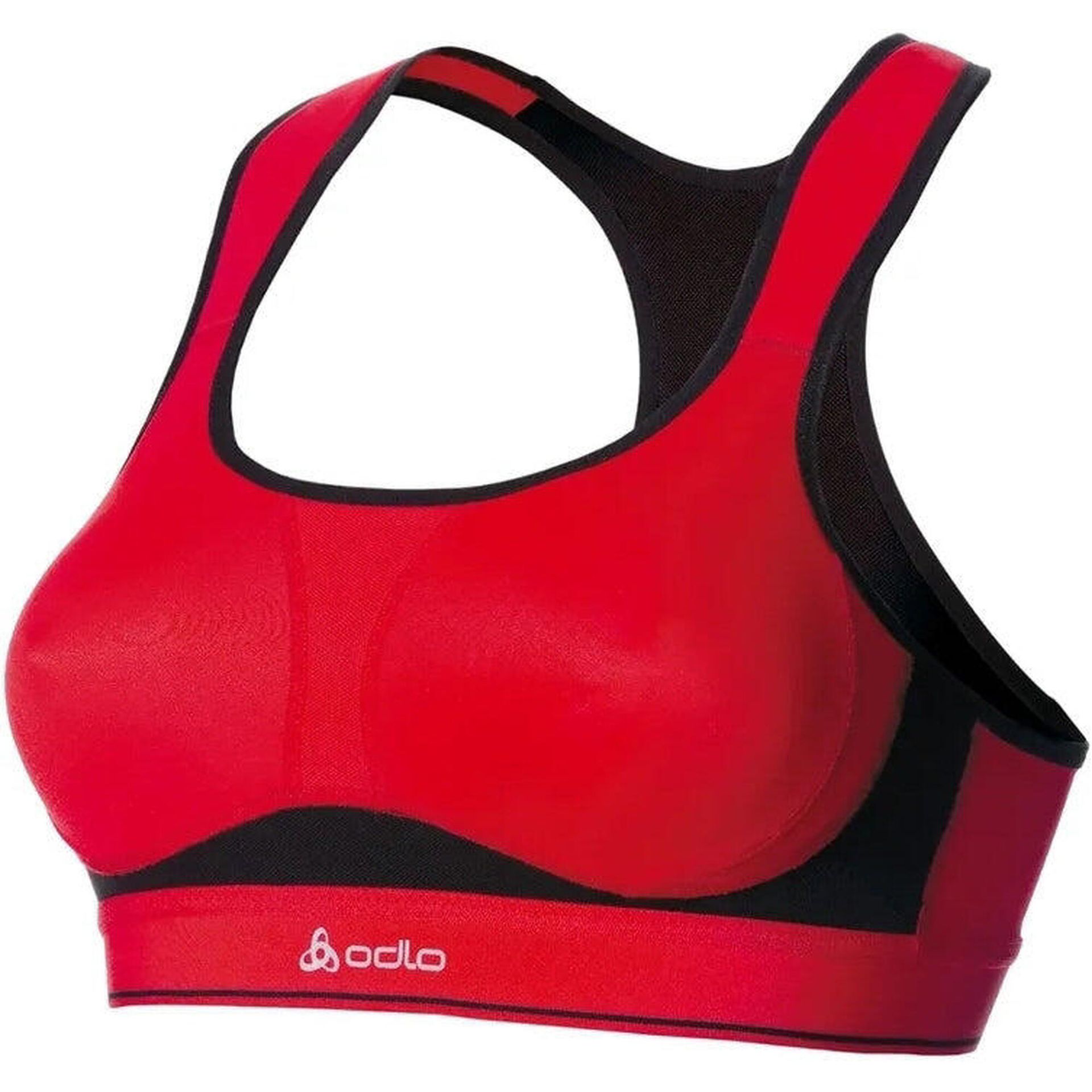 Soutien-gorge sportowy Odlo High Ultimate Fit Czerwony/Czarny