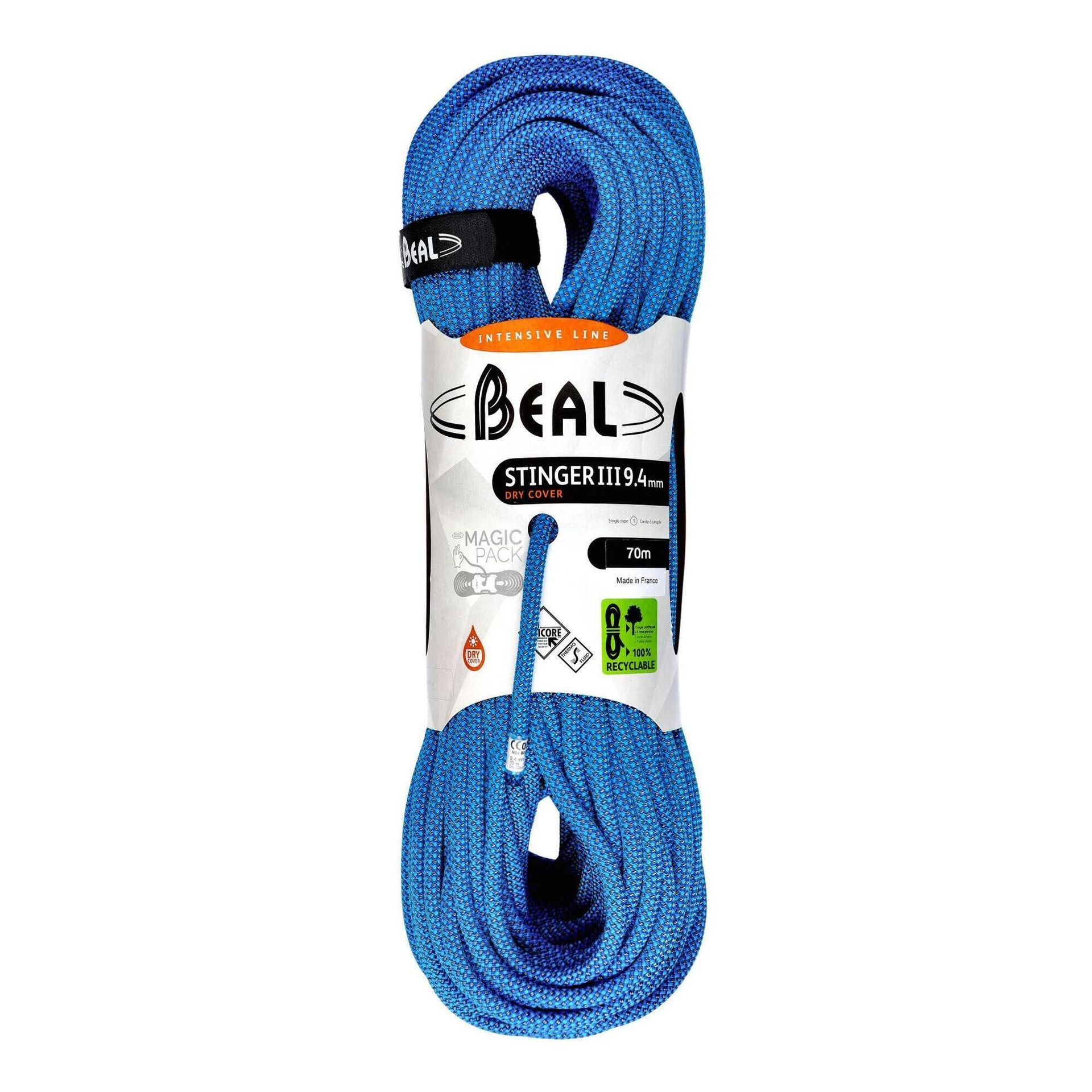 Lina wspinaczkowa Beal Stinger 9.4 mm (70 m) Kolor: niebieski