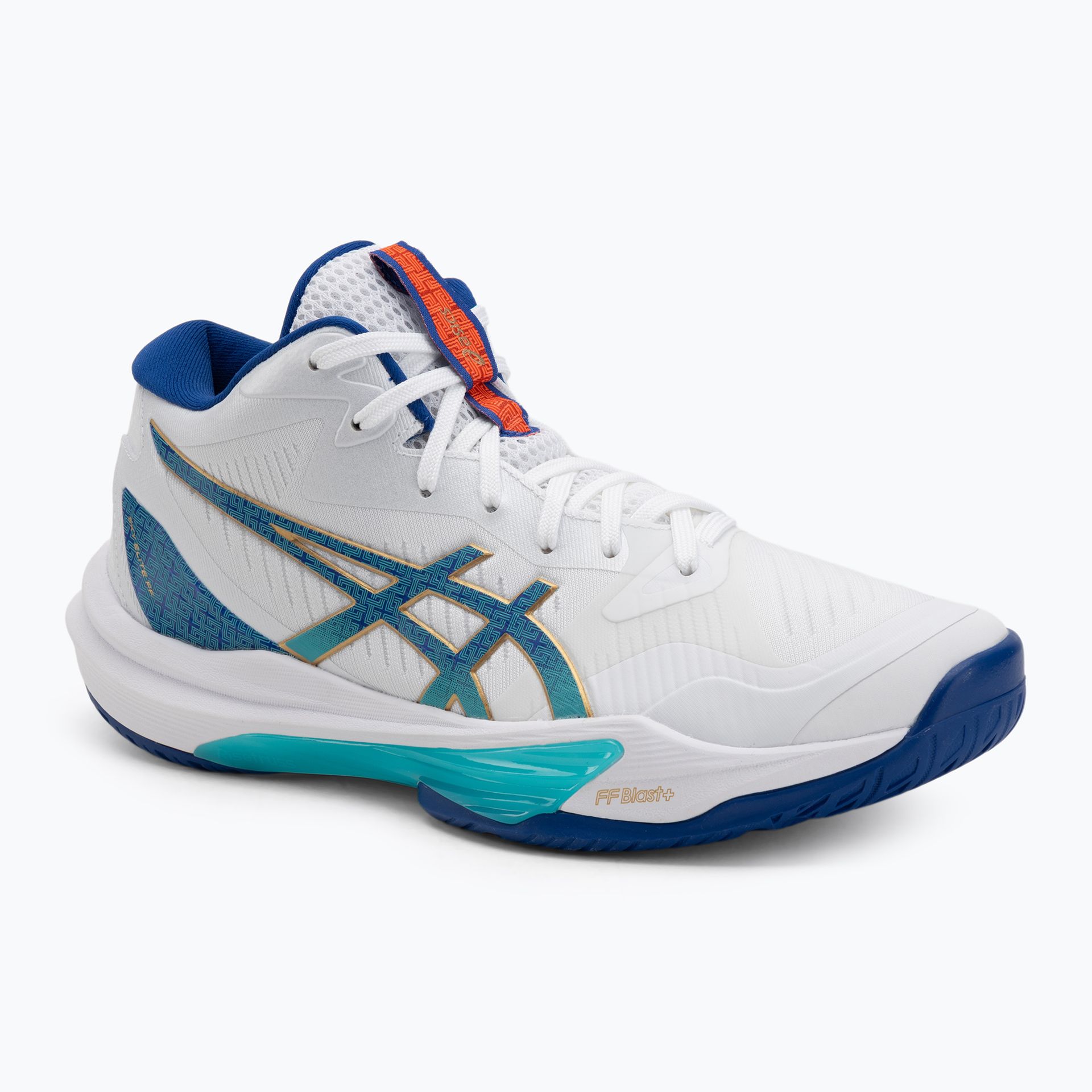 Buty do siatkówki męskie ASICS Sky Elite FF MT 3 white/asics blue WYSYŁKA W 24H 30 DNI NA ZWROT