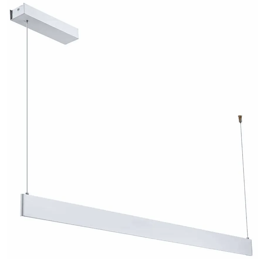 Biała podłużna lampa wisząca - K611-Segro
