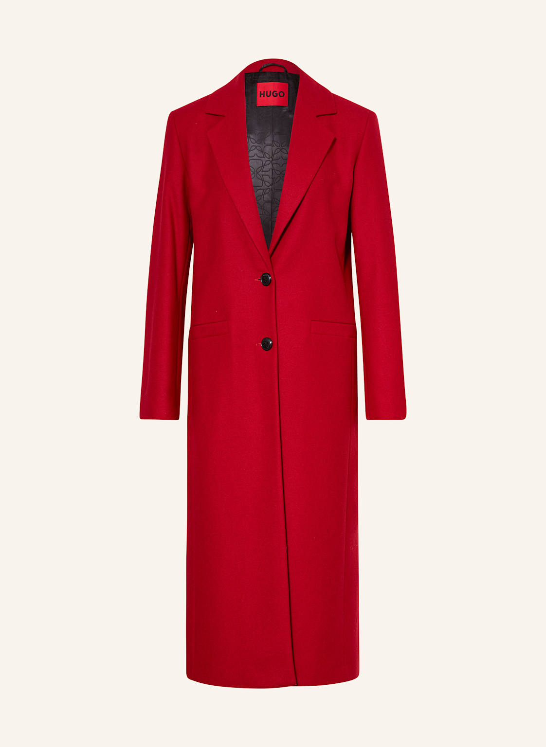 Hugo Płaszcz Wełniany Mojeni rot
