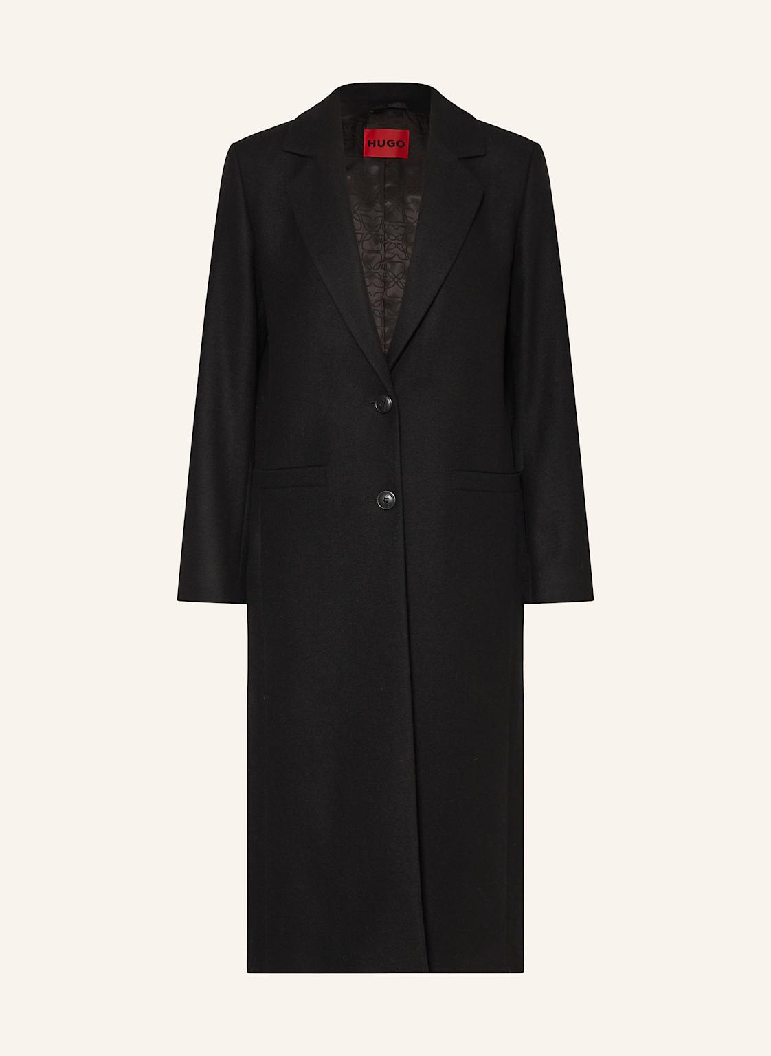 Hugo Płaszcz Wełniany Mojeni schwarz