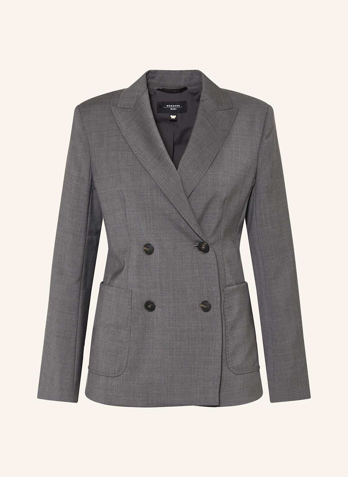 Weekend Max Mara Blezer Ornati grau