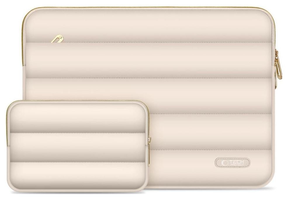Tech-Protect Puffy 15''-16'' beżowy 5906302375295