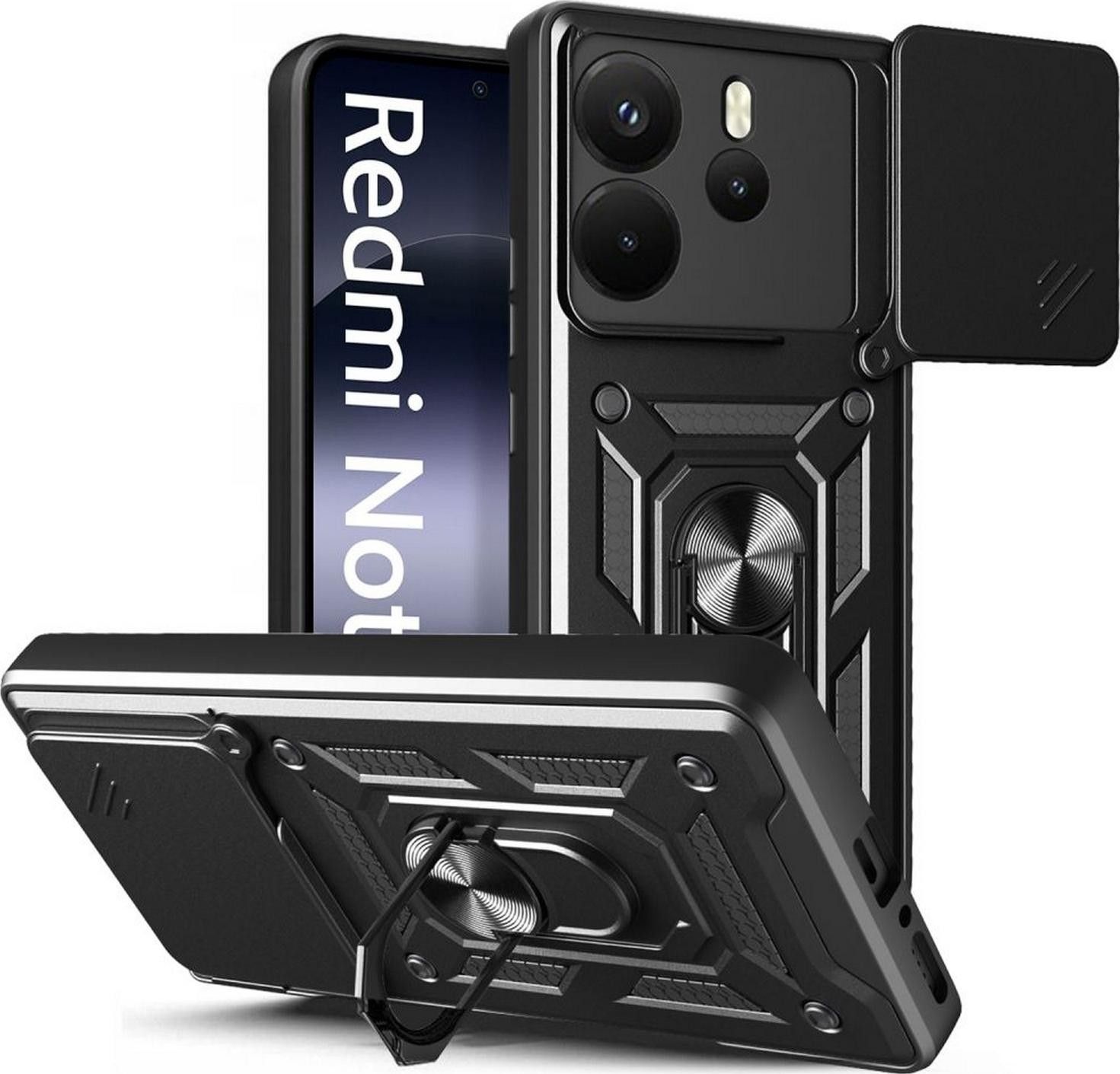 Tech-Protect Camshield Pro Xiaomi Redmi Note 14 4G czarny matowy