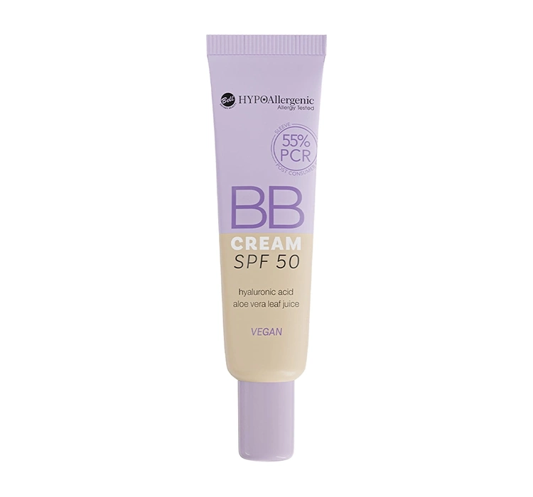 Bell Hypoallergenic hipoalergiczny krem BB z filtrem SPF50 02 Natural 30 g