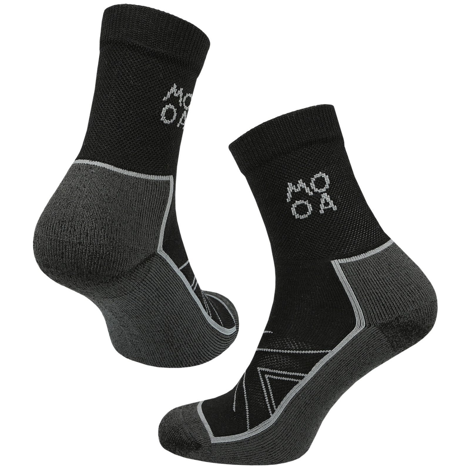Skarpetki MOOA Merino Adventure Rozmiar skarpet: 35-38 / Kolor: czarny