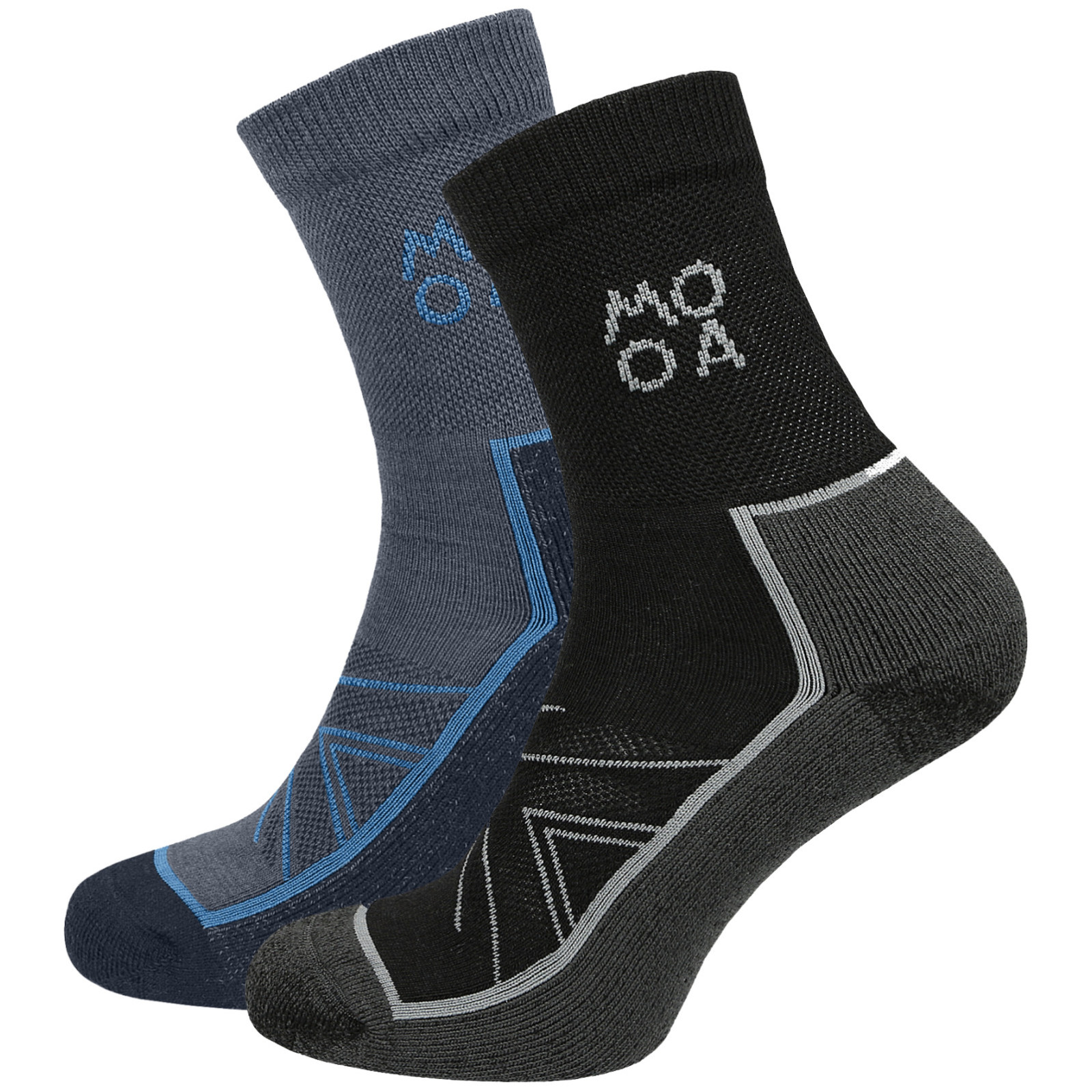 Skarpetki MOOA Merino Adventure 2-pack Rozmiar skarpet: 35-38 / Kolor: mix1
