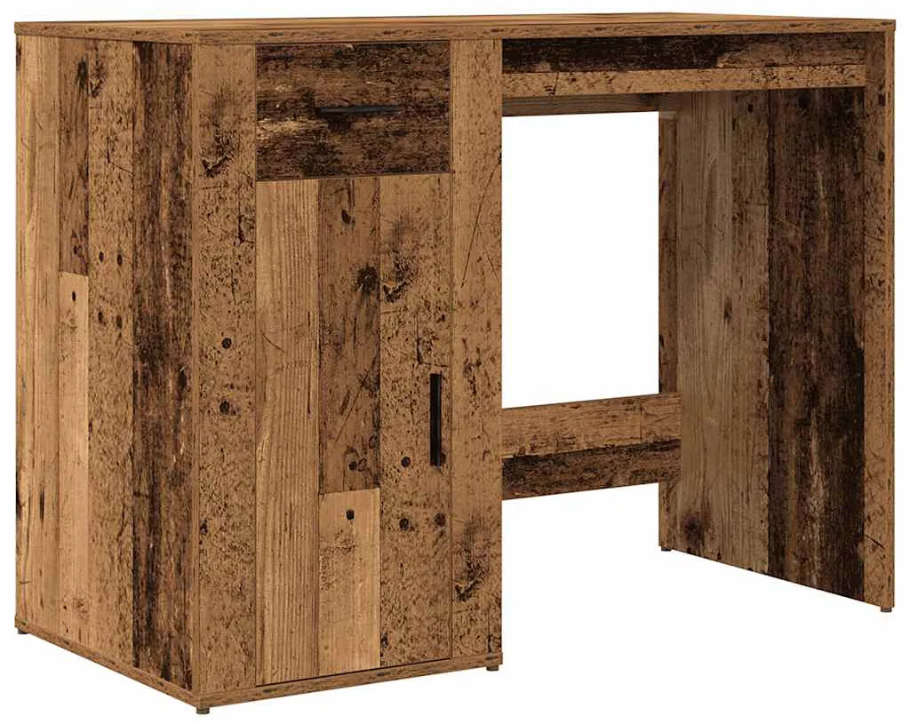 Elior Biurko z szufladą oraz szafką w kolorze starego drewna - Fizz