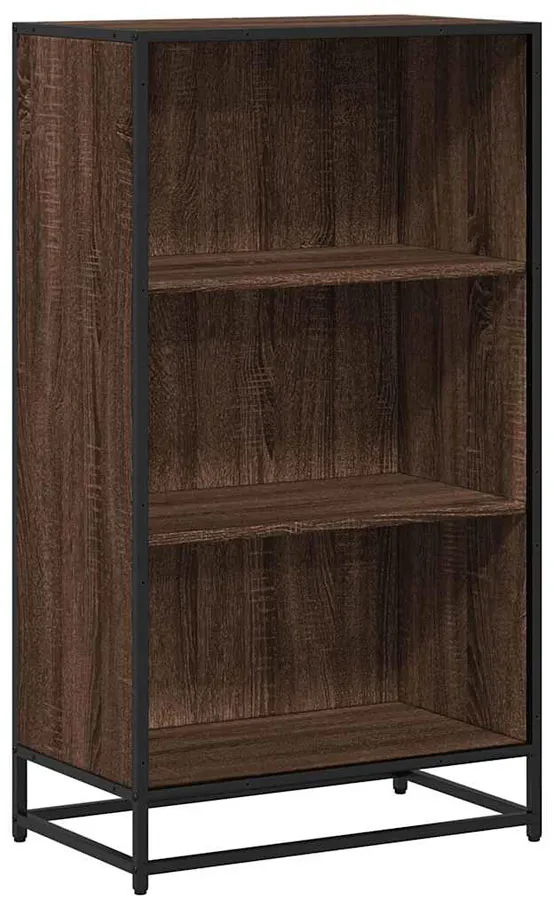 Regał na książki brązowy dąb - Shevo 4X