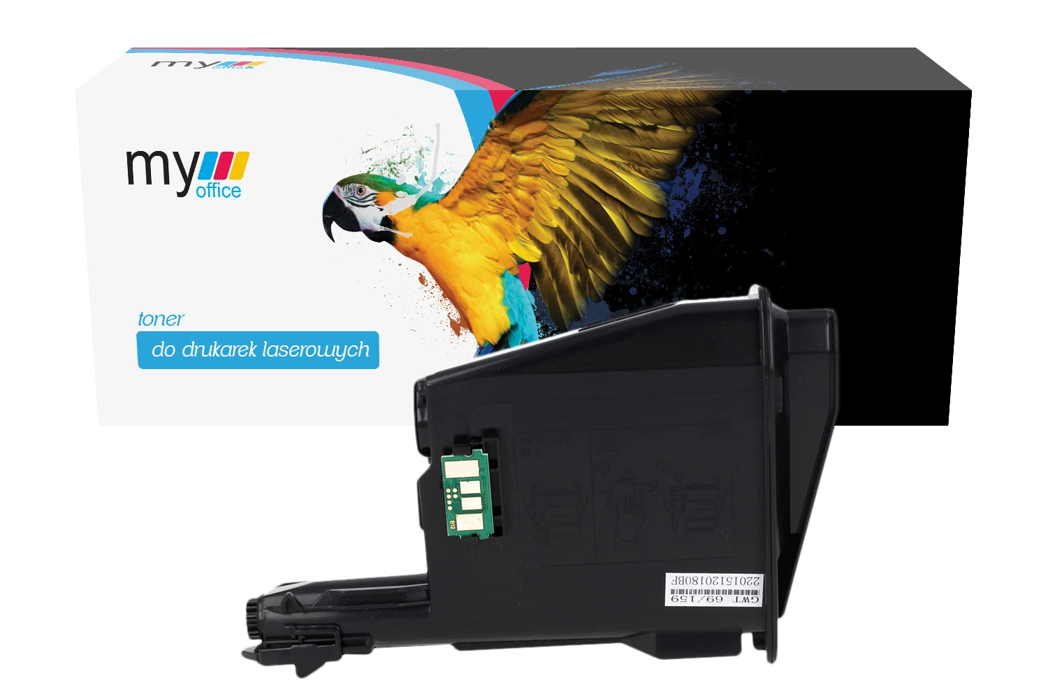 Toner TK-1115 BK (1T02M50NL0) do Kyocera certyfikowany zamiennik marki My Office z dożywotnią gwarancją