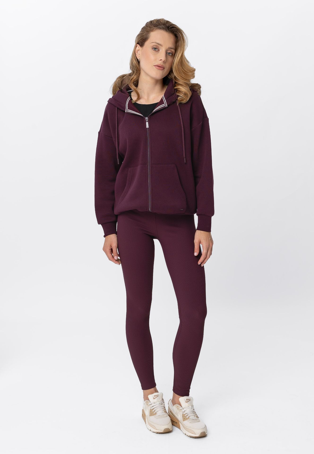 Prążkowane legginsy N-LISBONA