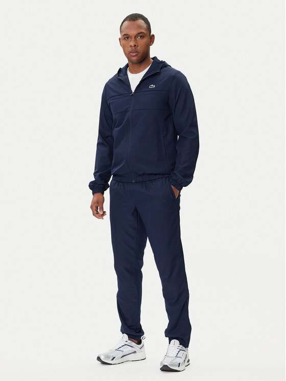 Lacoste Dres WH2661 Granatowy Regular Fit