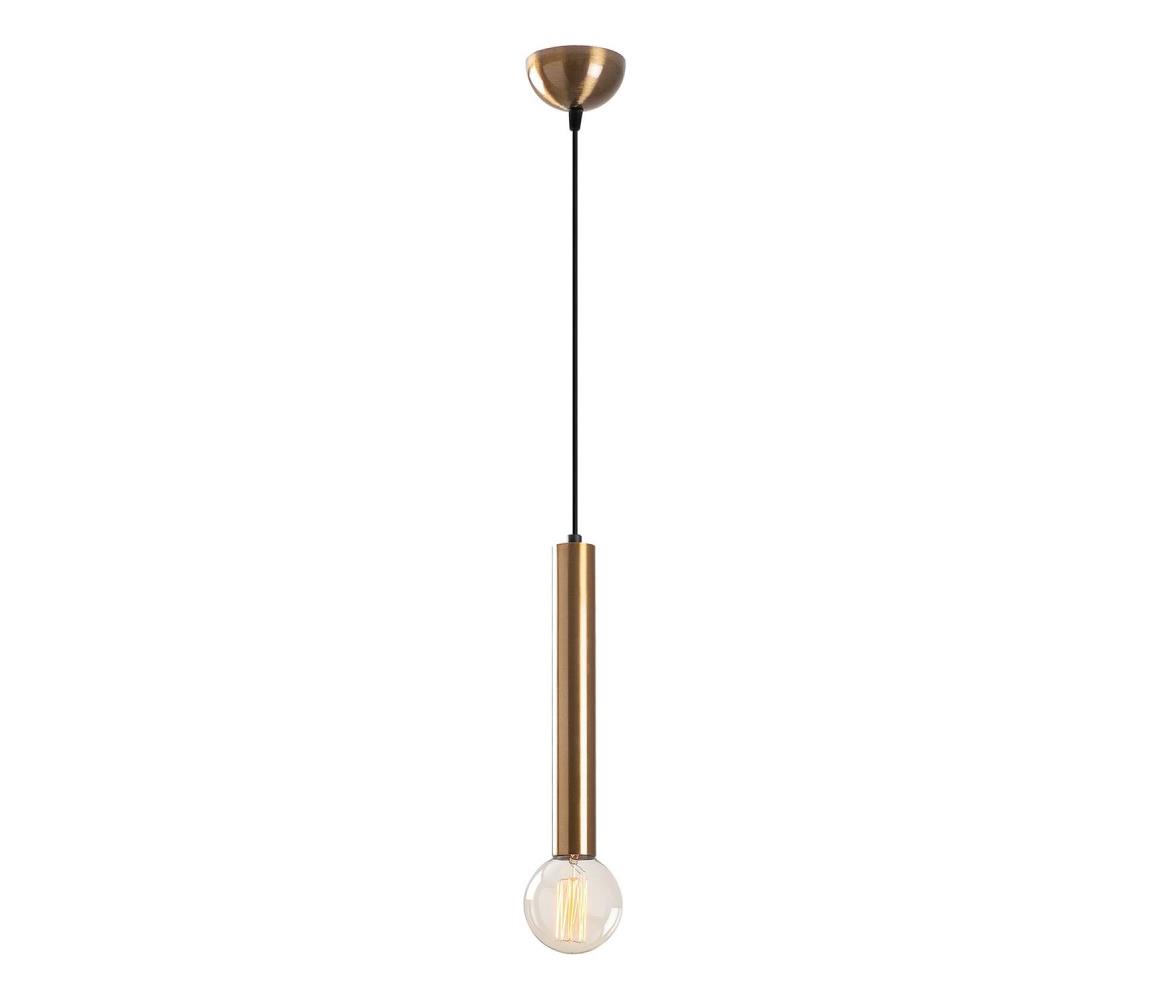 Lampa wisząca na lince TEMPO 1xE27/40W/230V złota