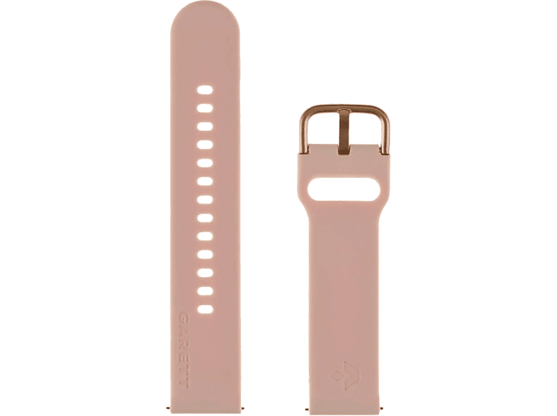 Pasek do zegarka GARETT uniwersalny silikonowy Różowy