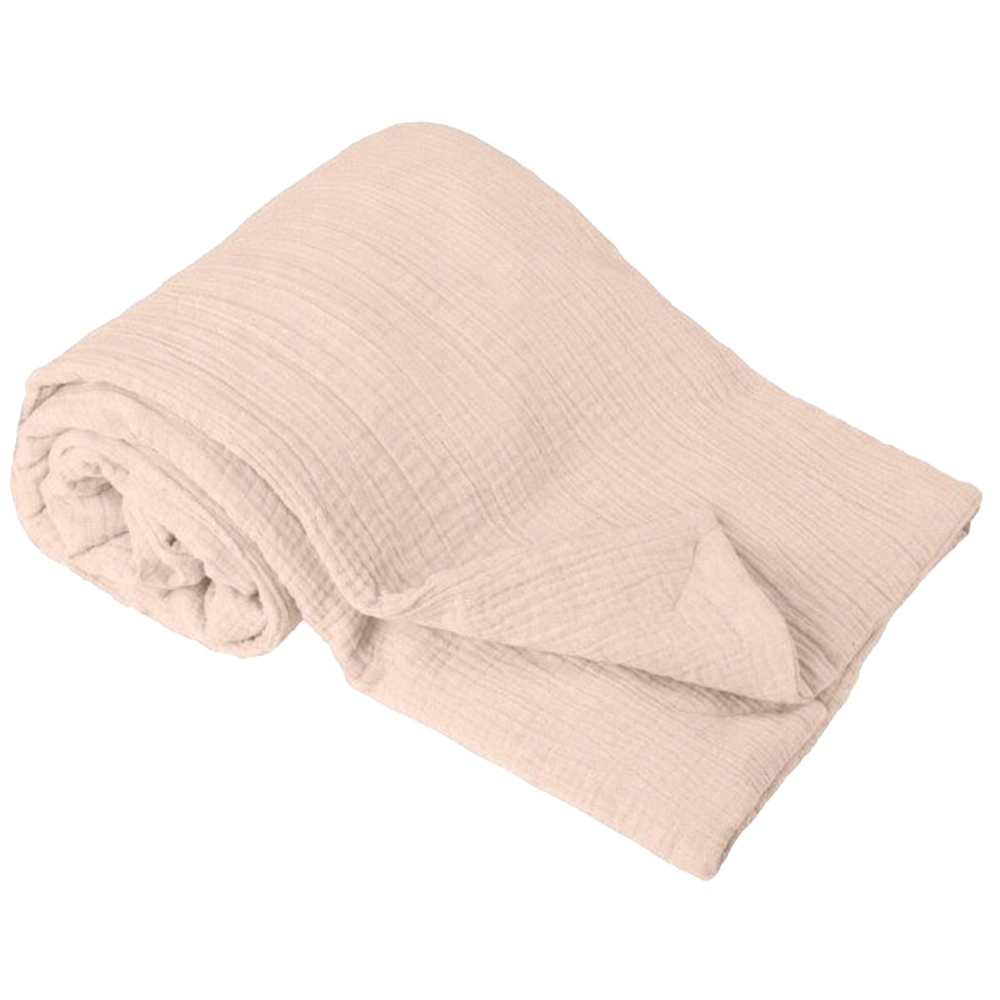 BabyMatex, kocyk muślinowy Muslin, 75 cm x 100 cm, beżowy