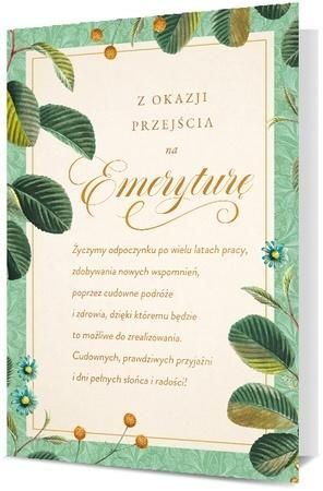 Karnet B6 Emerytura - artykuł papierniczy