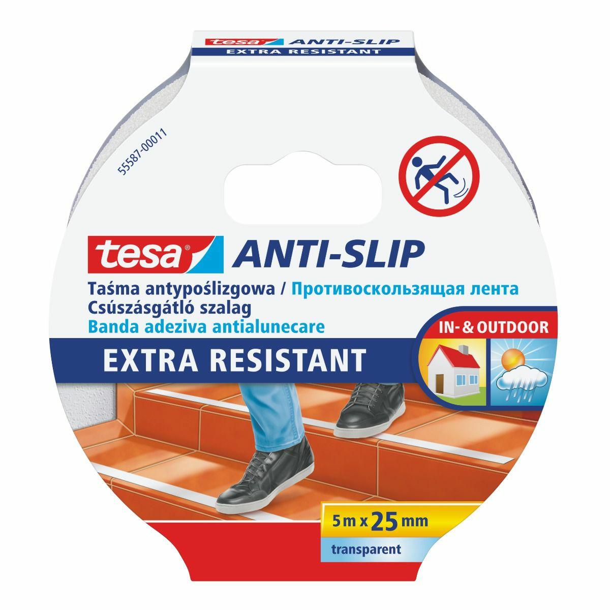 Taśma antypoślizgowa przezroczysta 5m x 25mm