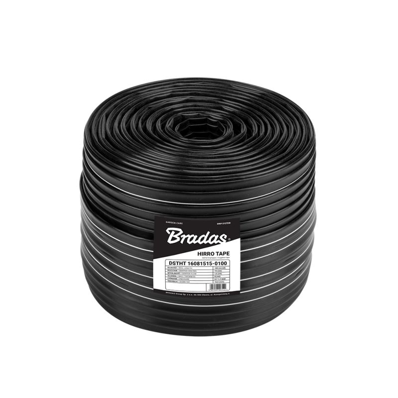 Taśma kroplująca 16mm hirro tape 500m 168mil1,5lh 20cm