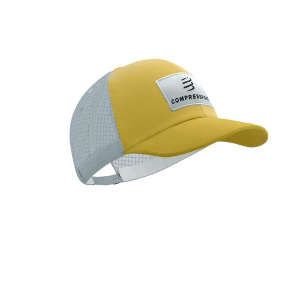 COMPRESSPORT Czapka z daszkiem TRUCKER 6P CAP grey dawn/ceylon yellow