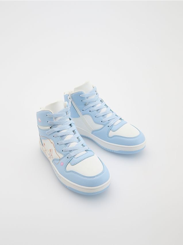 Reserved - Sneakersy za kostkę Cinnamoroll - jasnoniebieski