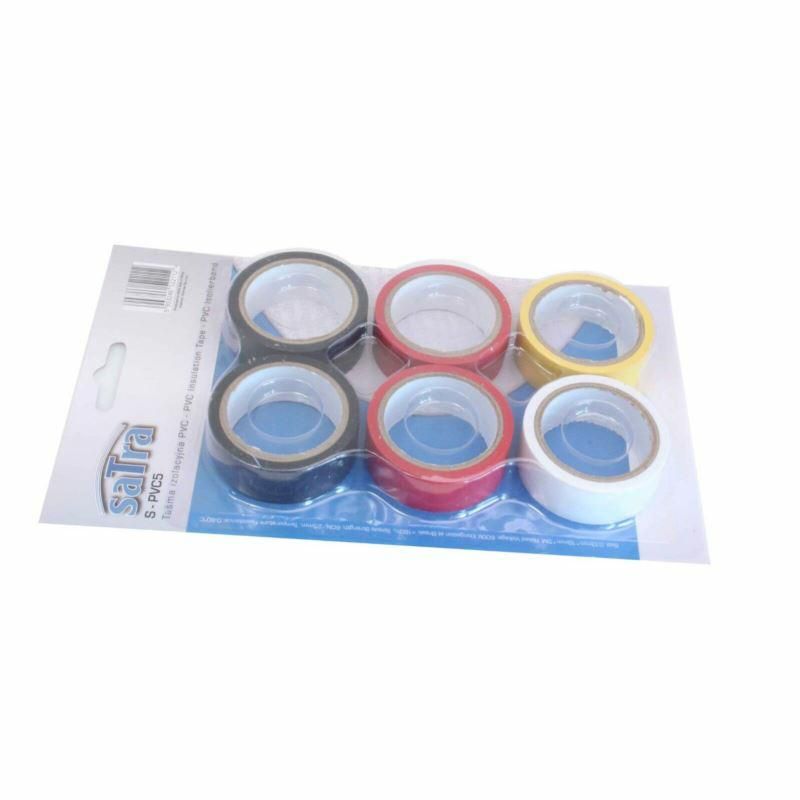 Taśma izolacyjna pvc mix 6szt.