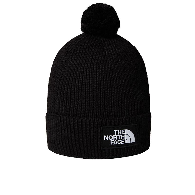 Czapka The North Face Logo Box Cuffed Beanie 0A8CHFJK31 - czarna