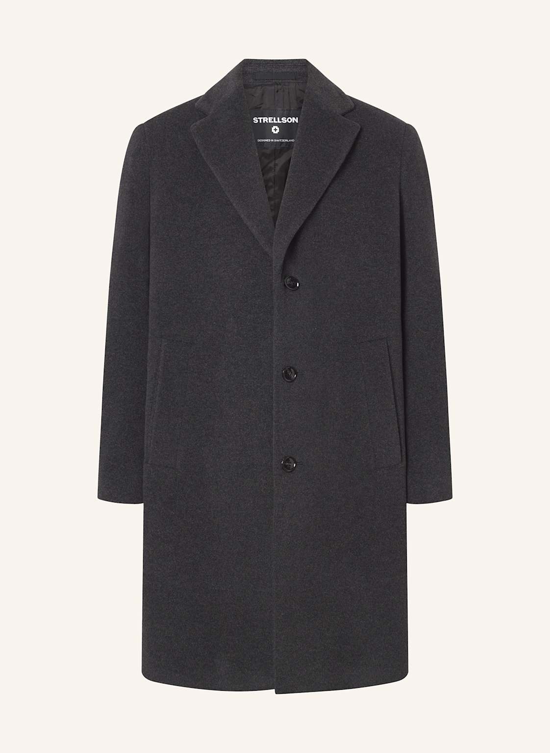 Strellson Płaszcz Wełniany Adria 3.0 grau