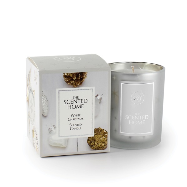 Świeca zapachowa świąteczna 170g - White Christmas - Białe Święta