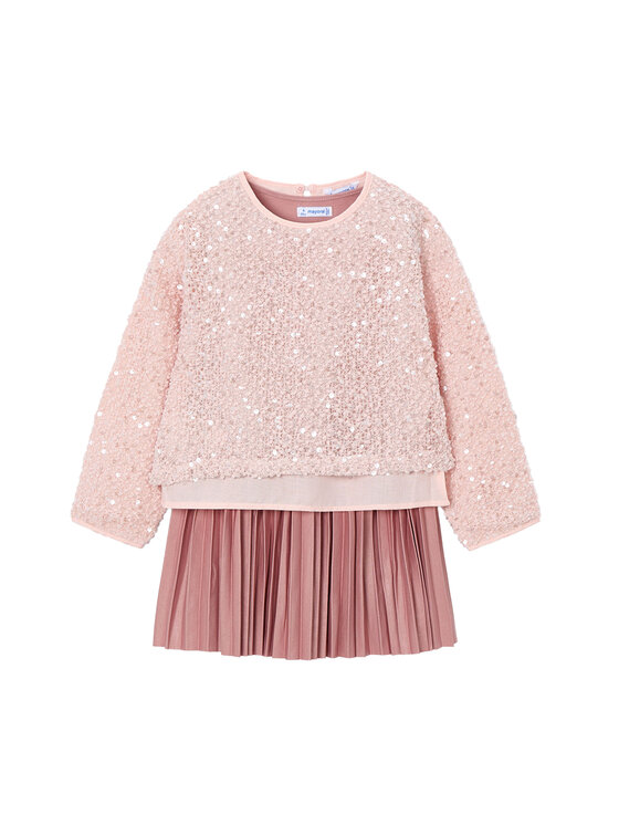 Mayoral Sukienka codzienna 4925 Różowy Regular Fit